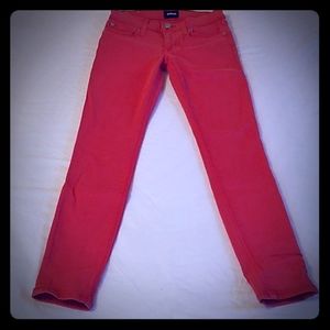 Coral Colored Denim Jeans (Size 25)